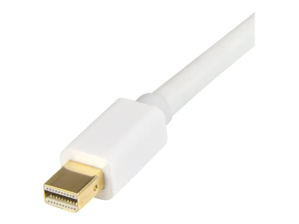 StarTech.com Mini DisplayPort to HDMI Converter Cable - 6 ft (2m) - mDP to HDMI Adapter with Built-in Cable - (M / M) Ultra HD 4K (MDP2HDMM2MW) - Ada