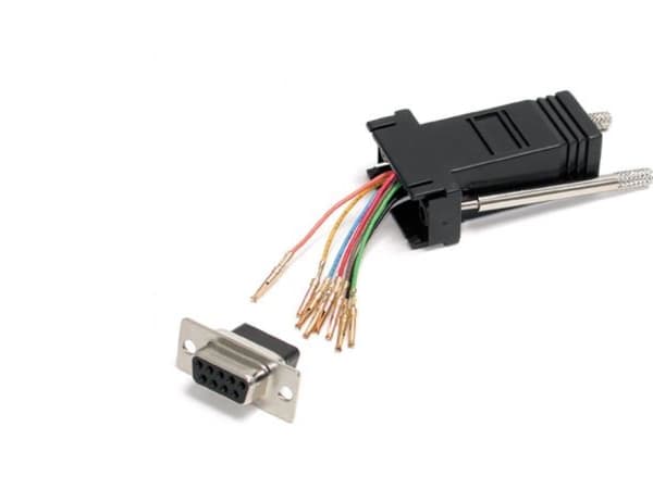 StarTech.com DB9 till modulär RJ45-adapter - F/F - Seriell adapter - DB-9 (hona) till RJ-45 (hona) - för P/N: ICUSB2324852, ICUSB422