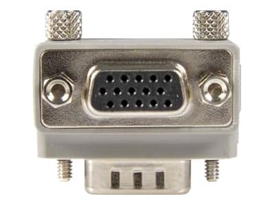 StarTech.com Right Angle VGA / VGA Cable Adapter Type 1 - M/F, DB15, DB15, Harmaa