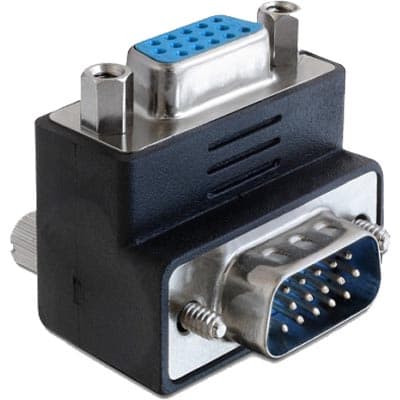 Delock - VGA-adapter - HD-15 (VGA) (hane) till HD-15 (VGA) (hona)