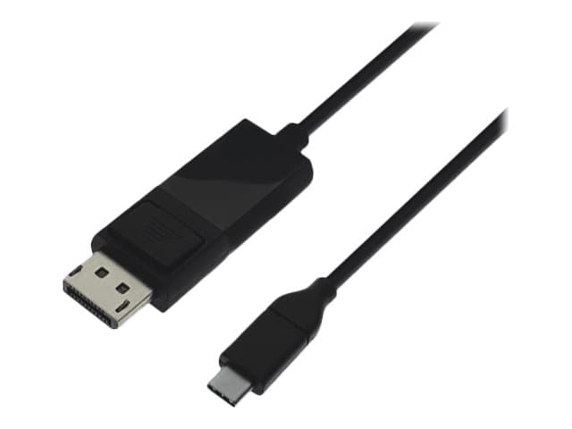 M-CAB PREMIUM - DisplayPort-kabel - USB-C (hann) til DisplayPort (hann) - USB 3.1 - 50 cm - 4K-støtte - svart