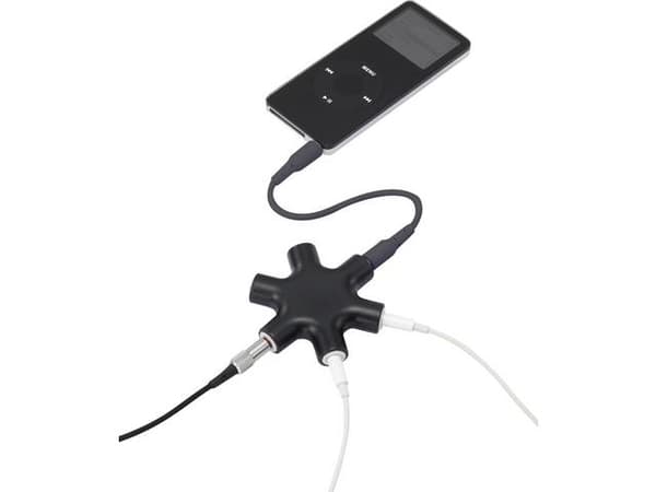 SpeaKa Professional SP-7870556, Svart, 0,18 m, Lyd (3,5mm)