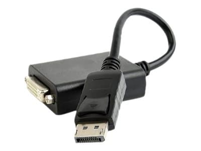 Cablexpert - Video adapter - DisplayPort (hann) til DVI (hunn) - DisplayPort 1.0 - 10 cm - svart