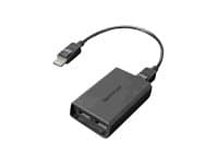 Lenovo - DisplayPort-adapter - DisplayPort (hann) til DisplayPort (hunn) - for ThinkCentre M75s Gen 2; M75t Gen 2; ThinkEdge SE30; SE50; ThinkStation