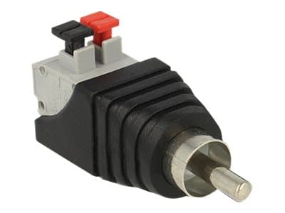 Delock - Audioadapter - 2-pins terminalblokk hann til RCA hann