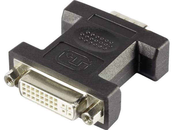 Renkforce RF-4212234, VGA, DVI-I, Sort