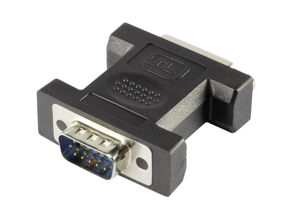 Renkforce RF-4212234, VGA, DVI-I, Sort