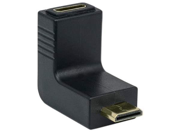 Manhattan 353458, HDMI Mini C, HDMI Mini C, Musta