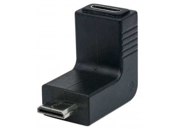 Manhattan 353458, HDMI Mini C, HDMI Mini C, Musta