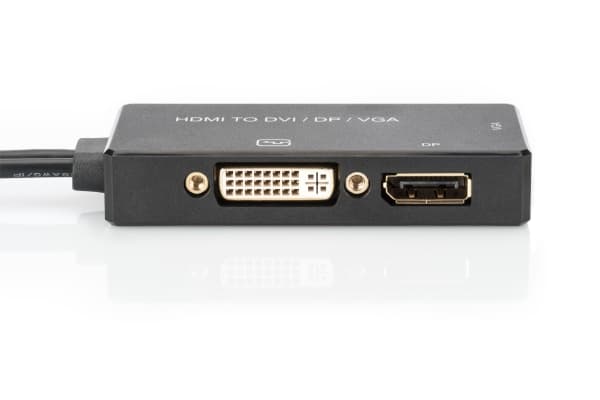 Assmann - Videotransformator - HDMI - DVI, DisplayPort, VGA - sorter