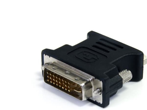 StarTech.com DVI till VGA-kabeladapter M/F - svart - 10-pack - VGA-adapter - HD-15 (VGA) (hona) till DVI-I (hane) - formpressad, tumskruvar - svart (
