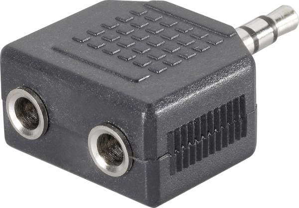 SpeaKa Professional SP-7870244, 3.5 mm, 2 x 3,5mm, Svart