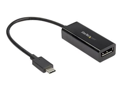 StarTech.com CDP2DP14B, USB Type-C, DisplayPort-lähtö, 7680 x 4320 pikseliä musta