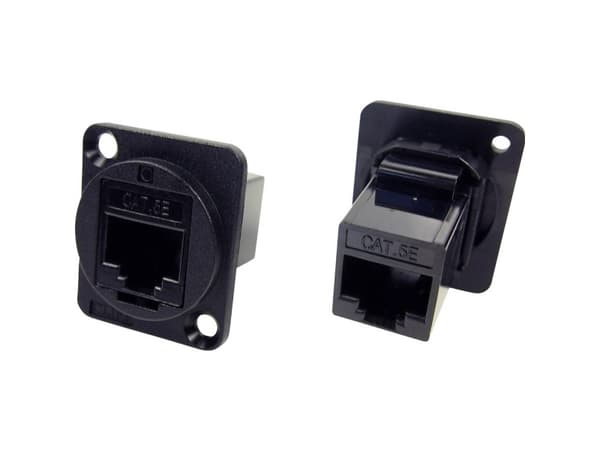 XLR Adapter UTP RJ45 Cat5e RJ45 Cat5e Adapter, indbygning CP30220 CP30220 Cliff Indhold: 1 stk