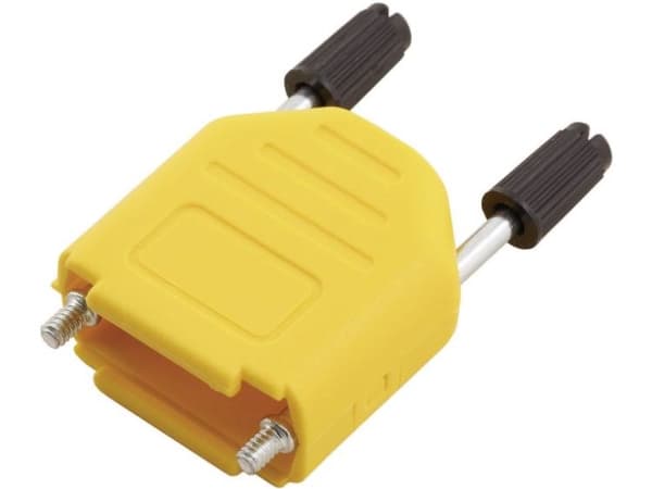 encitech DPPK15-Y-K 6353-0105-02 D-SUB-kabinet Poltal: 15 Plastic, metalliseret 180 ° Gul 1 stk