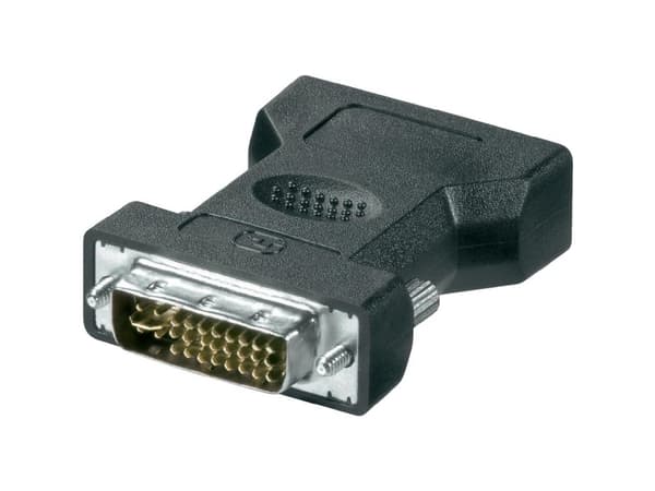 Goobay DVI-I M / VGA F, DVI-I 12+5, D-Sub, Svart
