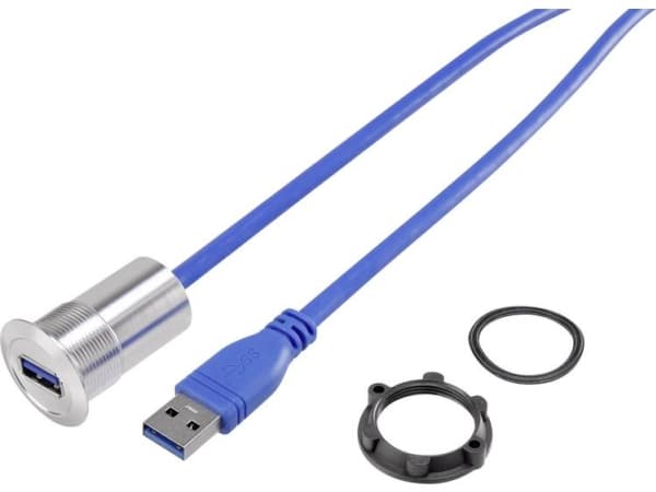 Ett inbyggt USB-uttag 3.0 USB-21-BK TRU KOMPONENTER Innehåll: 1 st