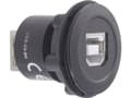 Pikkukuva 1 / 3: USB uppoasennusliitin 2.0 USB-03-BK USB-liitin (tyyppi B) USB-liittimeen (tyyppi A) 1229319 TRU COMPONENTS Sisältö: 1 kpl
