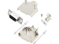 Miniatyrbilde 2 av 2: MH Connectors MHDM9-DB9S-K D-SUB-tilslutning 180 ° Poltal: 9 Loddekop 1 stk