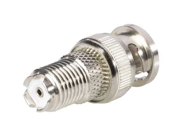 BKL Electronic 0407015 0407015 Mini-UHF-adapter Mini-UHF-tilslutning - BNC-stik 1 stk