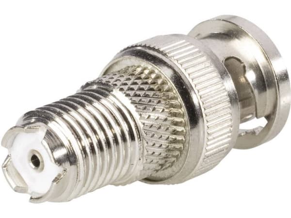 BKL Electronic 0407015 0407015 Mini-UHF-adapter Mini-UHF-tilslutning - BNC-stik 1 stk