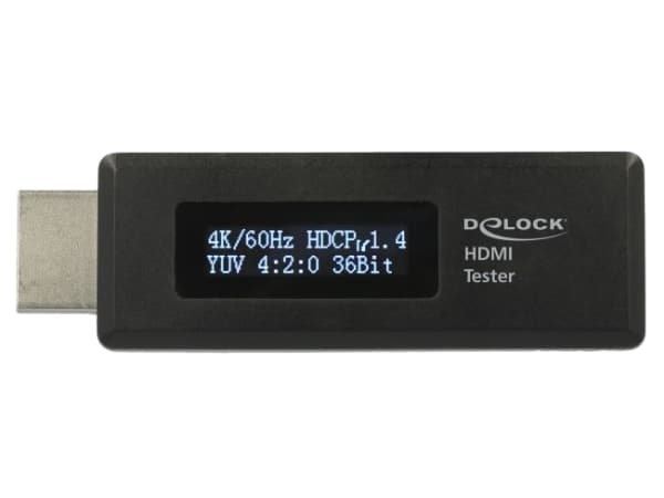 DeLOCK 63327, HDMI-A 19 pin, USB Type Micro-B, Svart