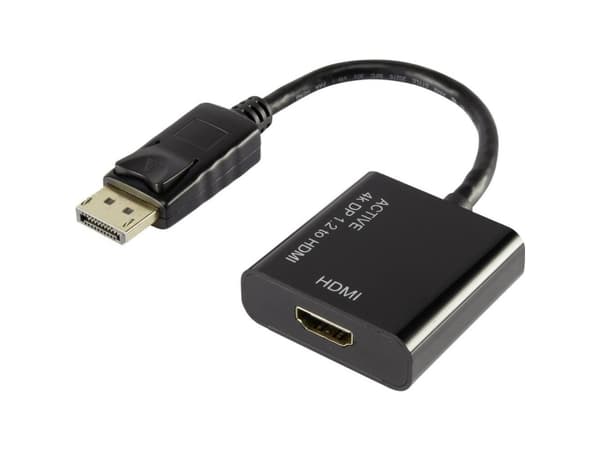 Renkforce RF-4222524, 0.1 m, DisplayPort, HDMI, uros, naaras, suora, suora