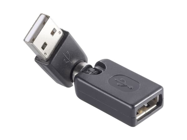 Renkforce USB 2.0 Adapter [1x USB 2.0 stik A - 1x USB 2.0 tilslutning A] forgyldte stik