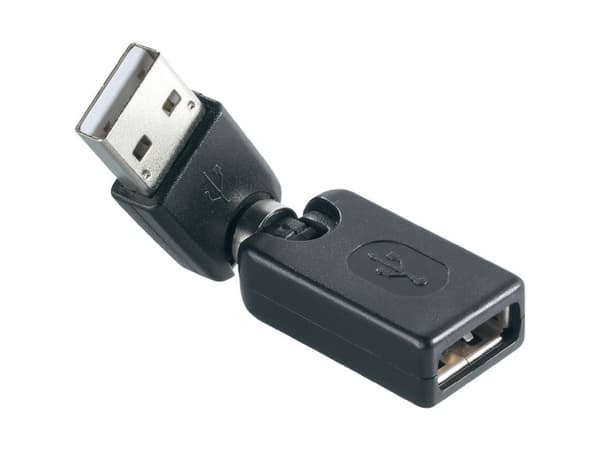 Renkforce USB 2.0 Adapter [1x USB 2.0 stik A - 1x USB 2.0 tilslutning A] forgyldte stik
