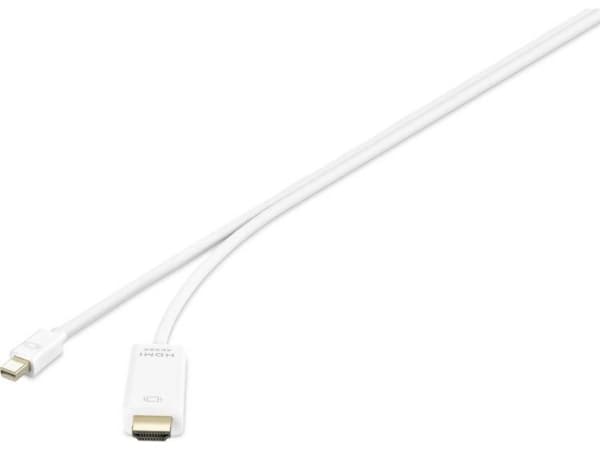 Renkforce RF-3697532, 0,5 m, Mini DisplayPort, HDMI, Hankoppling, Hankoppling, Rak