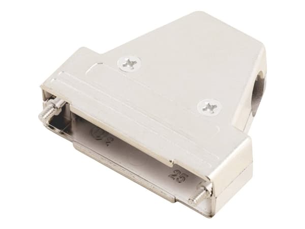 MH Connectors MHTRI-M-25-K 6550-0100-03 D-SUB-kabinet Poltal: 25 Plastic, metalliseret 180 °, 45 °, 45 ° Sølv 1 stk
