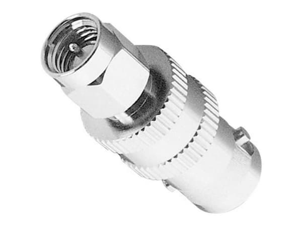 Amphenol SMAM-BF-NT3G-50 SMAM-BF-NT3G-50 SMA-adapter SMA-stik - BNC-bøsning 1 stk