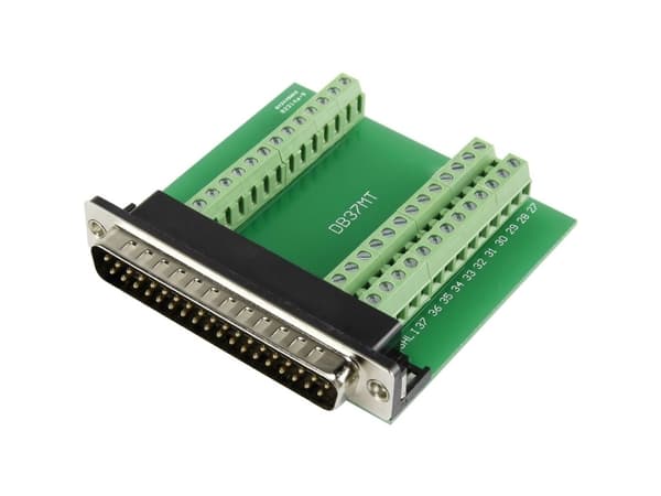 TRU COMPONENTS DSUB37M-39TB-3 1229330 D-SUB-stik 90 ° Poltal: 37 Skruer 1 stk