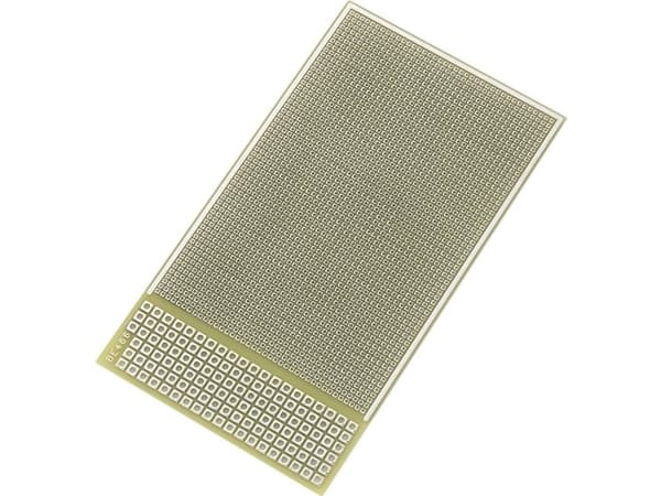 TRU COMPONENTS SU520884 IC-printplade Epoxyd (L x B) 95 mm x 53 mm 35 µm Rastermål 1.27 mm Indhold 1 stk