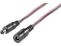 Miniatyrbilde 1 av 3: TRU COMPONENTS Lavvolts-forlængerkabel Lavspændingsstik - Lavspændingstilslutning 5.5 mm 2.1 mm 5.5 mm 2.5 mm 3.00 m 1 stk