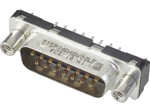 FCI D-SUB D15P13A4GX00LF D-SUB pinneliste 90 ° Poltal: 15 Lodning 1 stk