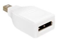 Delock - DisplayPort-adapter - Mini DisplayPort (hann) til DisplayPort (hunn) - hvit
