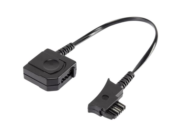 Basetech Telefon (analog) Adapter [1x TSS-stik - 1x TAE-N/F-tilslutning] 10.00 cm Sort