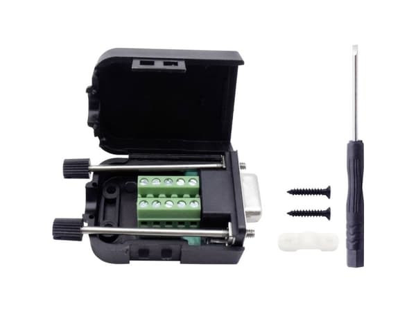 TRU COMPONENTS T190C4089 D-SUB indbygningsbøsning Poltal: 9 Skruer 1 stk