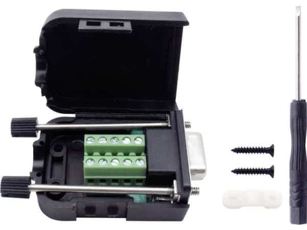 TRU COMPONENTS T190C4089 D-SUB indbygningsbøsning Poltal: 9 Skruer 1 stk