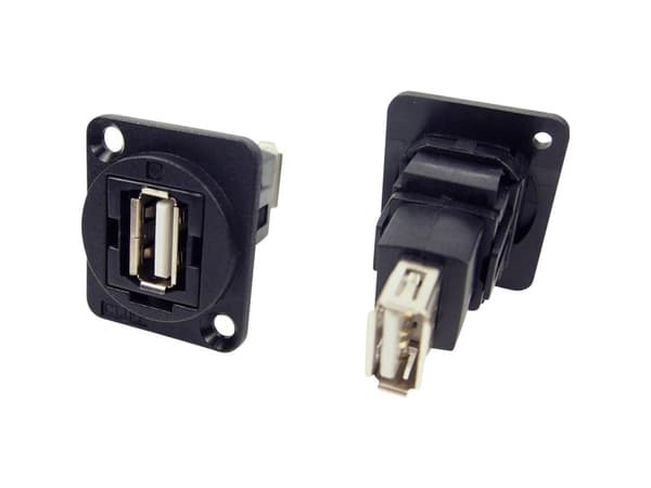 XLR Adapter USB 2.0 B hun til USB 2.0 A Adapter, indbygning CP30208N CP30208N Cliff Indhold: 1 stk