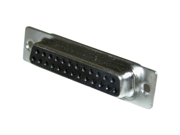 Amphenol 77SD B25S D-SUB stiftlista 180 ° Poltal: 25 Loddekop 1 stk