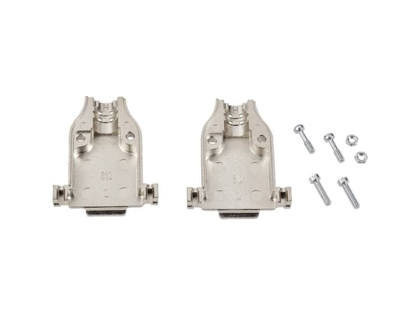 TE Connectivity AMPLIMITE HD-20 (HDP-20) 5745172-1 D-SUB-kabinet Poltal: 15 Metal 180 ° Sølv 1 stk