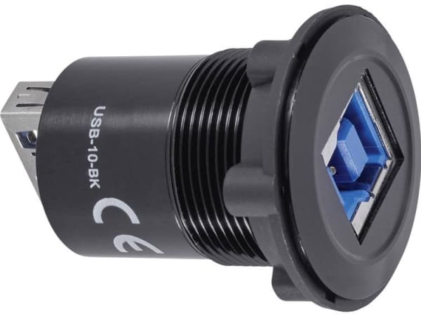USB inbyggd kontakt 3.0 USB-10-BK 1243953 TRU KOMPONENTER Innehåll: 1 st