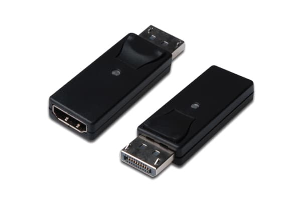 DIGITUS - Video adapter - DisplayPort hann til HDMI hunn - svart - formstøpt