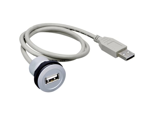 USB-kontakt Anslutning, infälld RRJ_USB_150CM RRJ_USB_150CM Schlegel Innehåll: 1 st