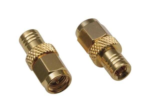 TRU COMPONENTS 1579580 SMB-adapter SMB-stik - SMA-stik 1 stk
