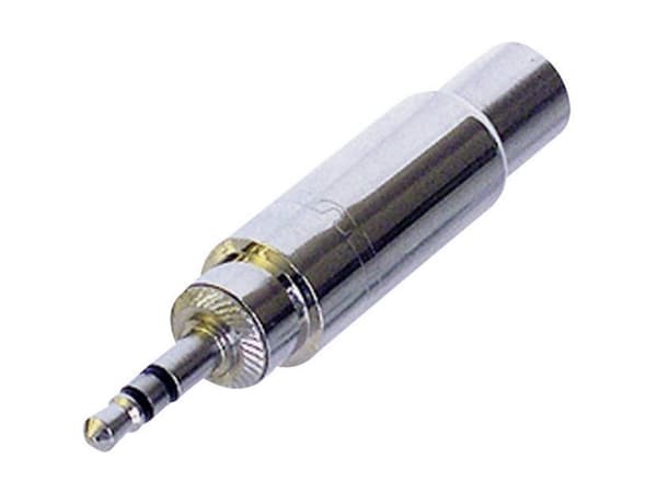 Rean AV NYS227 NYS227 Jack Audio Adapter [1x Jackstik 3,5 mm - 1x Jacktilslutning 6,3 mm] Sølv