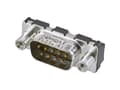 Miniatyrbilde 2 av 2: FCI D-SUB D09P24A4GV00LF D-SUB pinneliste 180 ° Poltal: 9 Lodning 1 stk