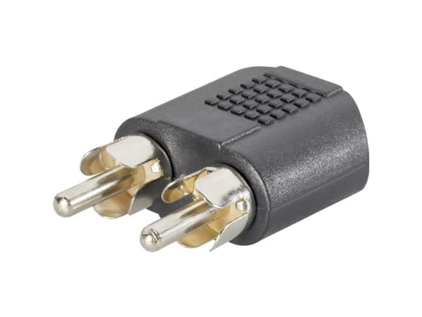 SpeaKa Professional SP-7869756, 2 x RCA, 3,5 mm, Svart